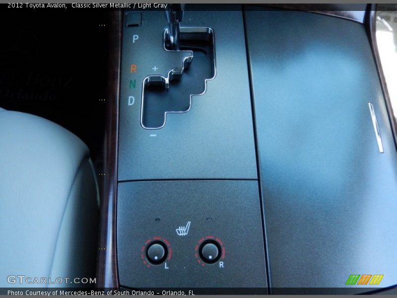 Classic Silver Metallic / Light Gray 2012 Toyota Avalon