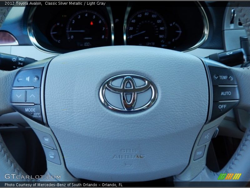 Classic Silver Metallic / Light Gray 2012 Toyota Avalon