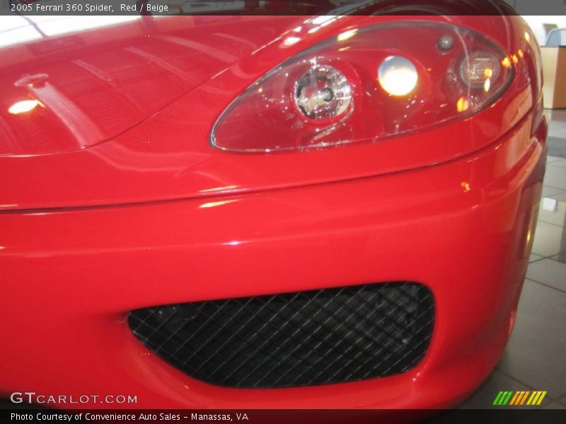 Red / Beige 2005 Ferrari 360 Spider