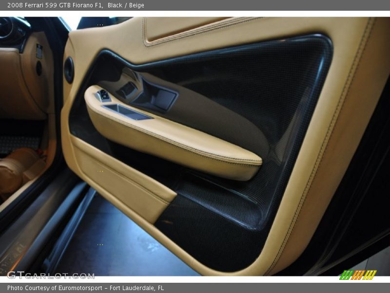 Black / Beige 2008 Ferrari 599 GTB Fiorano F1