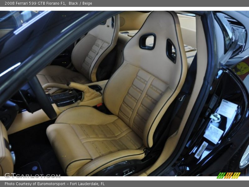 Black / Beige 2008 Ferrari 599 GTB Fiorano F1