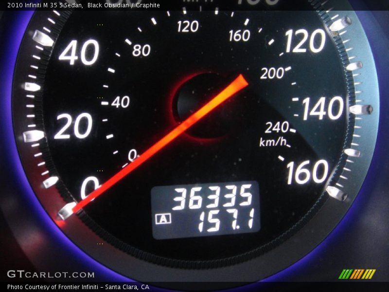 Black Obsidian / Graphite 2010 Infiniti M 35 S Sedan