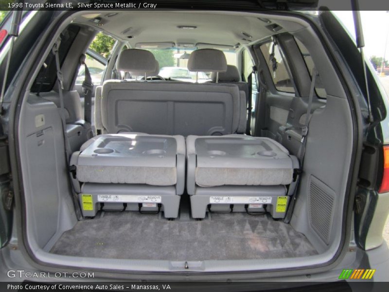 Silver Spruce Metallic / Gray 1998 Toyota Sienna LE