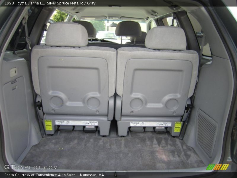 Silver Spruce Metallic / Gray 1998 Toyota Sienna LE