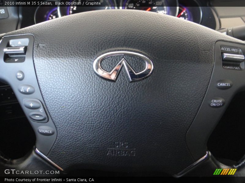 Black Obsidian / Graphite 2010 Infiniti M 35 S Sedan