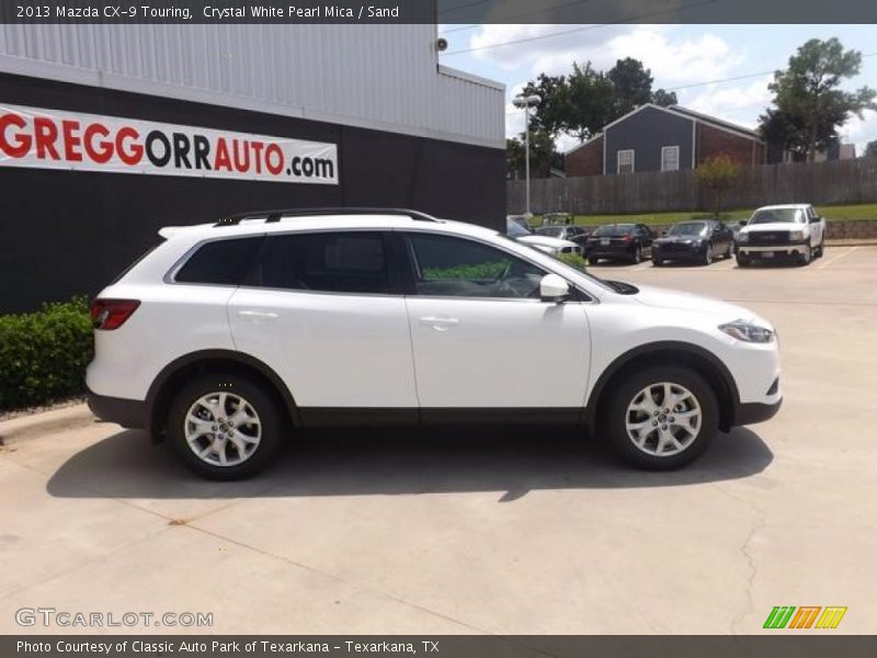 Crystal White Pearl Mica / Sand 2013 Mazda CX-9 Touring