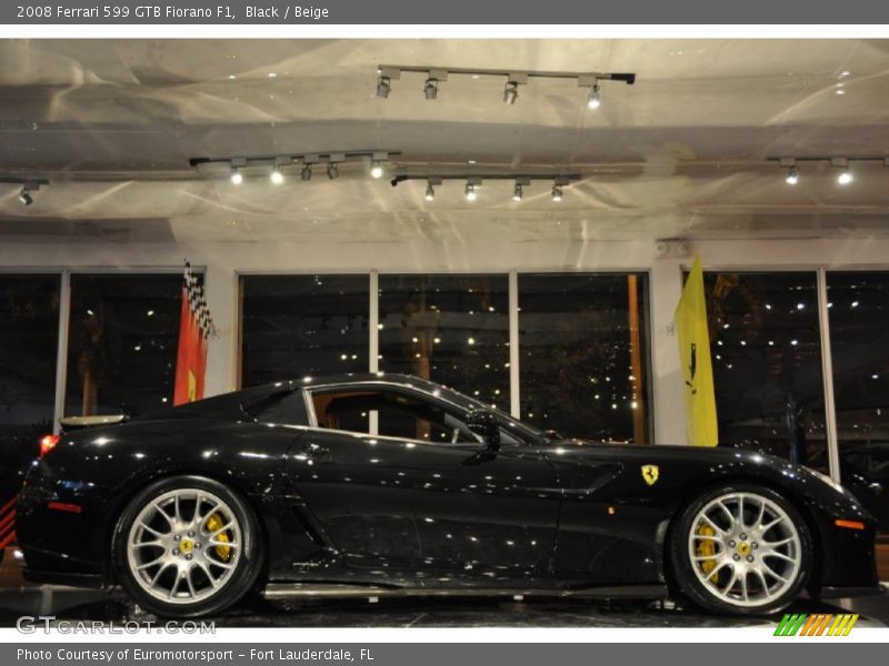 Black / Beige 2008 Ferrari 599 GTB Fiorano F1