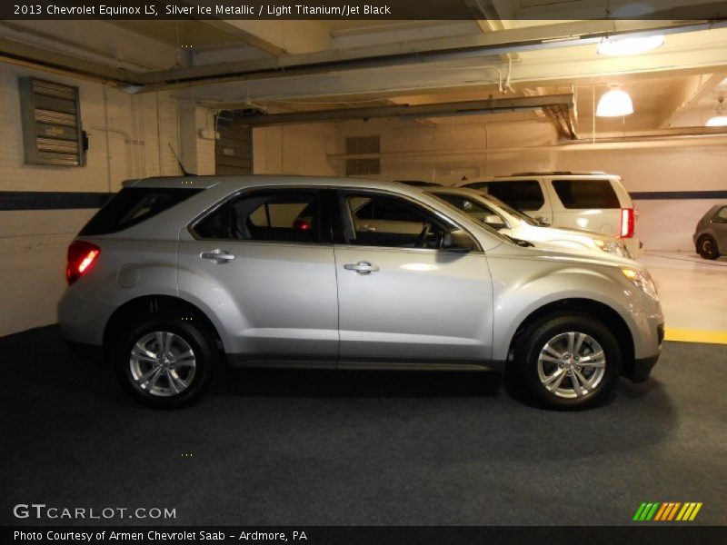 Silver Ice Metallic / Light Titanium/Jet Black 2013 Chevrolet Equinox LS
