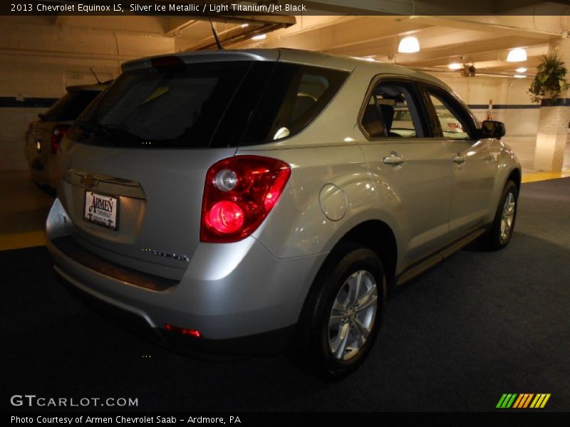 Silver Ice Metallic / Light Titanium/Jet Black 2013 Chevrolet Equinox LS