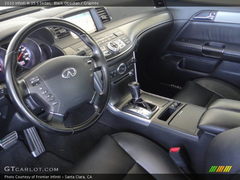 Black Obsidian / Graphite 2010 Infiniti M 35 S Sedan
