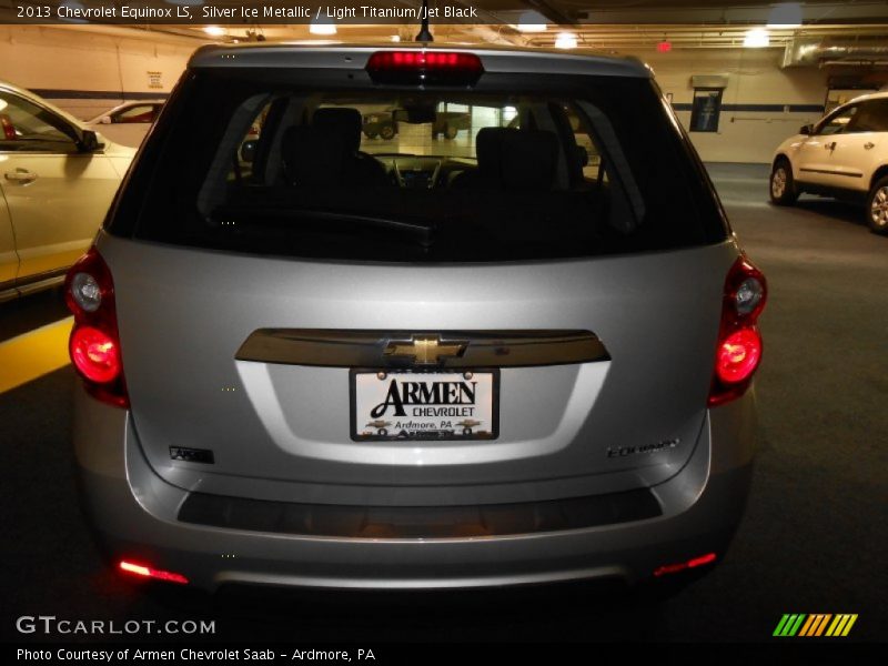 Silver Ice Metallic / Light Titanium/Jet Black 2013 Chevrolet Equinox LS