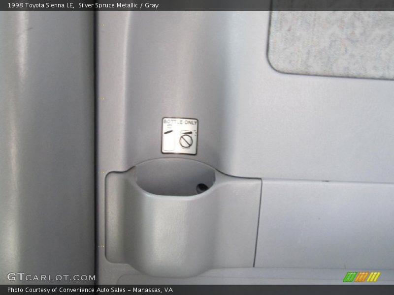 Silver Spruce Metallic / Gray 1998 Toyota Sienna LE