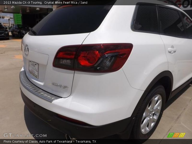 Crystal White Pearl Mica / Sand 2013 Mazda CX-9 Touring