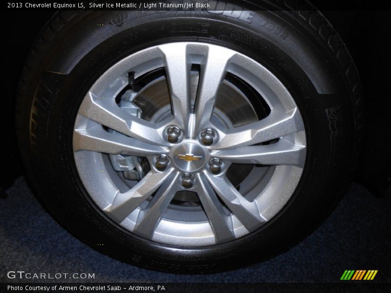 Silver Ice Metallic / Light Titanium/Jet Black 2013 Chevrolet Equinox LS