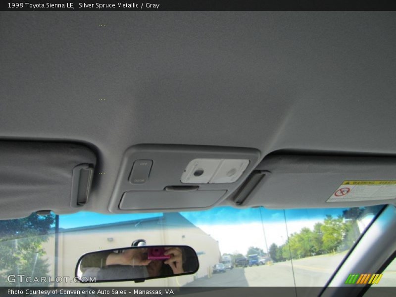 Silver Spruce Metallic / Gray 1998 Toyota Sienna LE