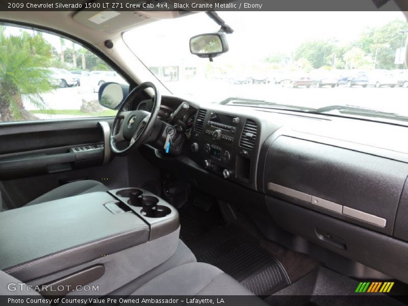 Black Granite Metallic / Ebony 2009 Chevrolet Silverado 1500 LT Z71 Crew Cab 4x4