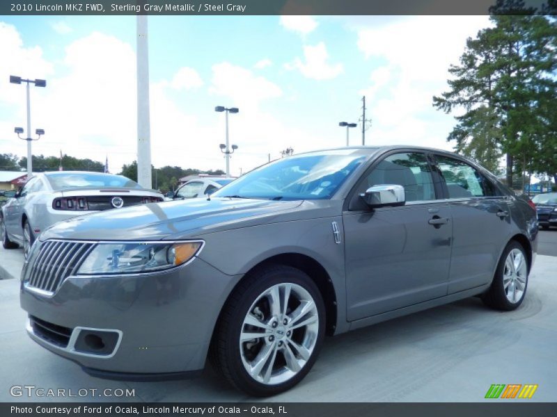 Sterling Gray Metallic / Steel Gray 2010 Lincoln MKZ FWD