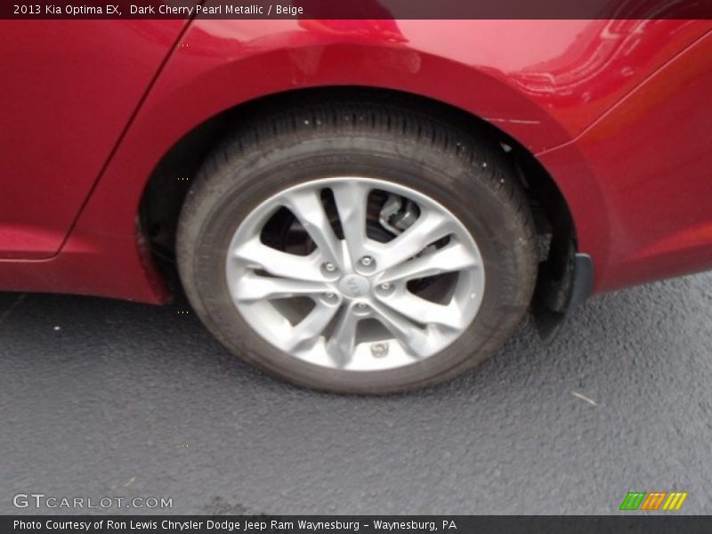 Dark Cherry Pearl Metallic / Beige 2013 Kia Optima EX