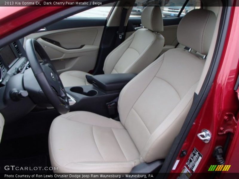 Dark Cherry Pearl Metallic / Beige 2013 Kia Optima EX