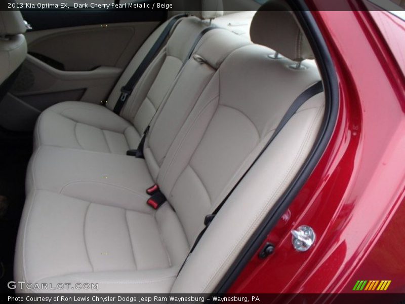 Dark Cherry Pearl Metallic / Beige 2013 Kia Optima EX