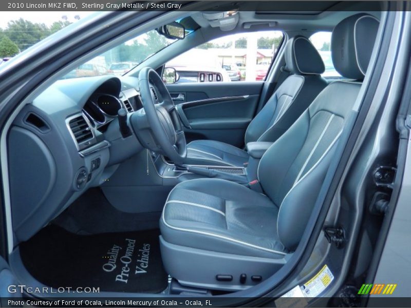Sterling Gray Metallic / Steel Gray 2010 Lincoln MKZ FWD