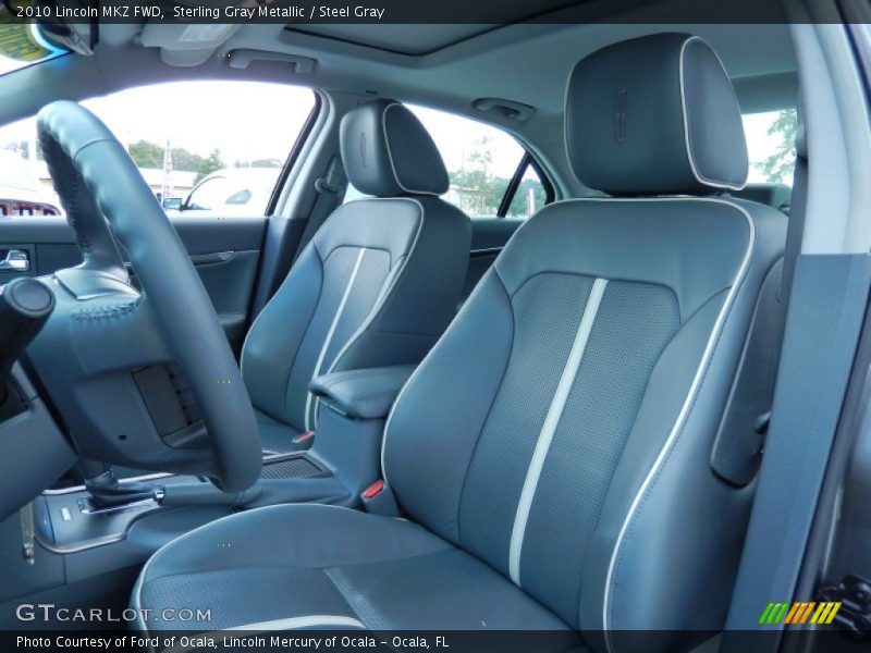 Sterling Gray Metallic / Steel Gray 2010 Lincoln MKZ FWD