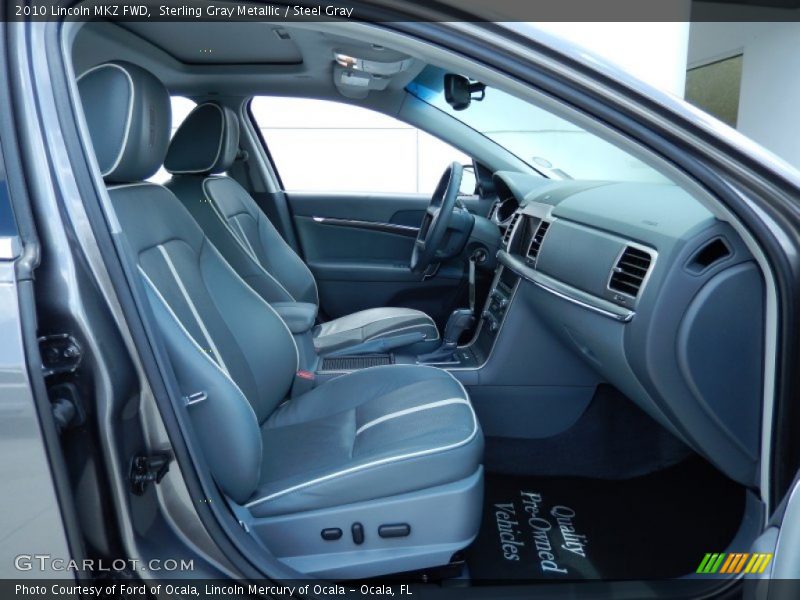 Sterling Gray Metallic / Steel Gray 2010 Lincoln MKZ FWD