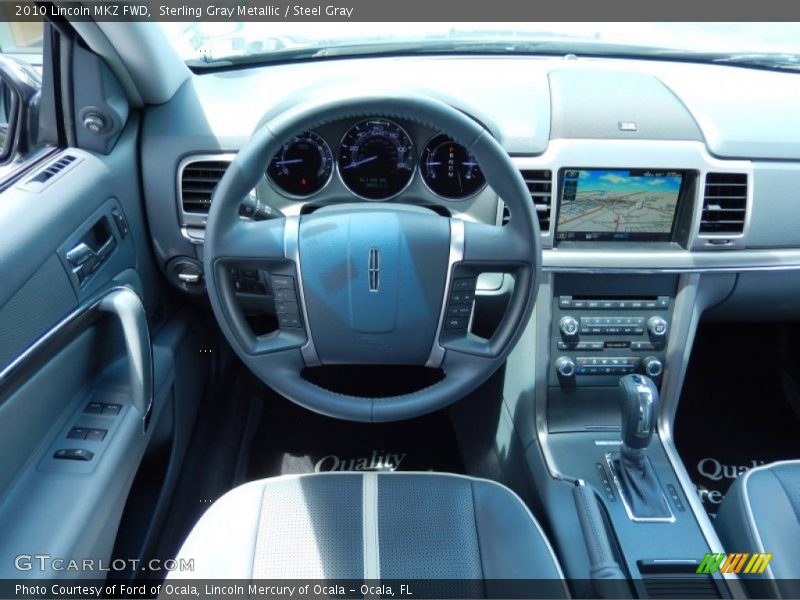 Sterling Gray Metallic / Steel Gray 2010 Lincoln MKZ FWD