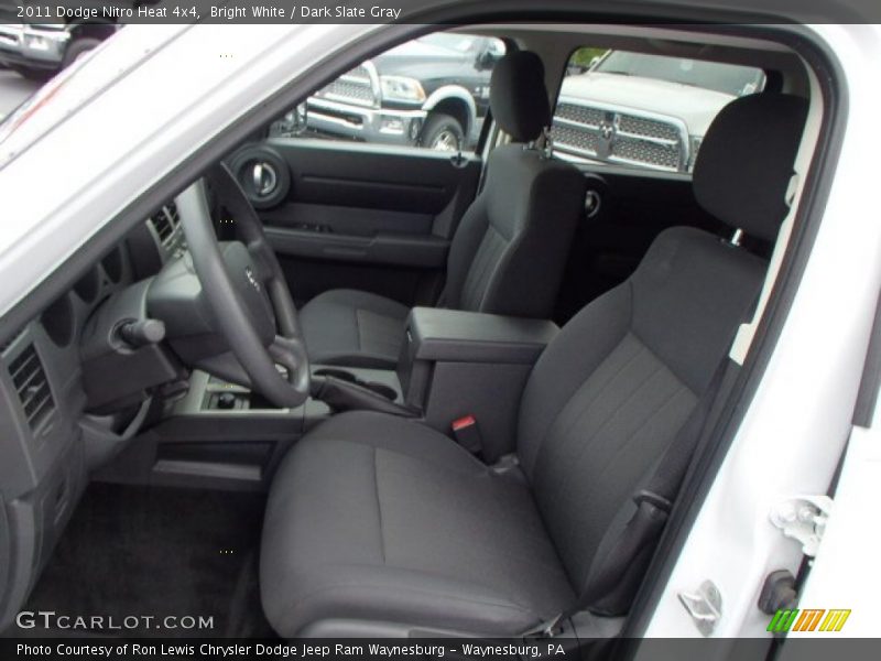Bright White / Dark Slate Gray 2011 Dodge Nitro Heat 4x4