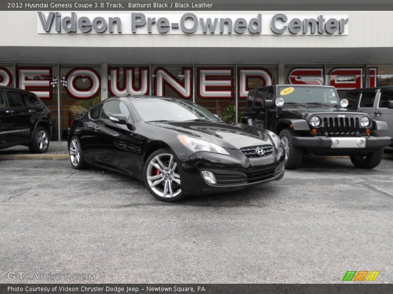 Bathurst Black / Black Leather 2012 Hyundai Genesis Coupe 3.8 Track