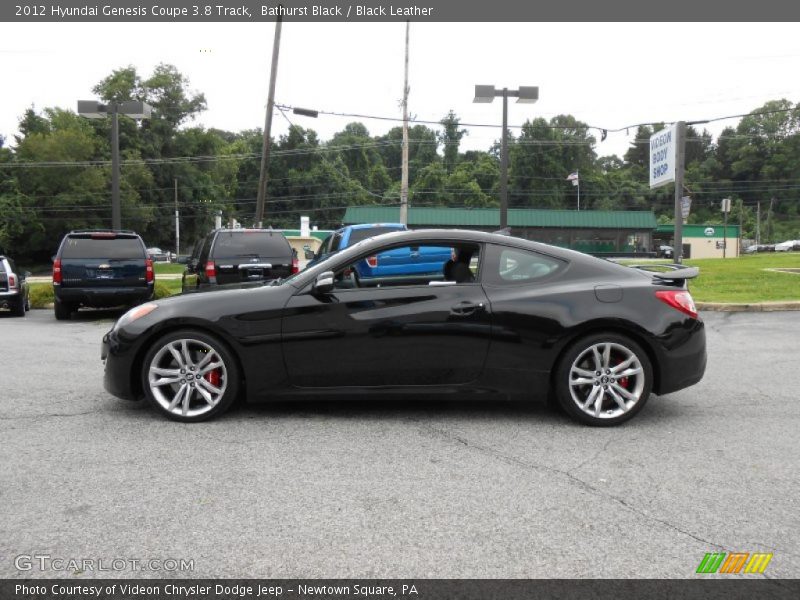 Bathurst Black / Black Leather 2012 Hyundai Genesis Coupe 3.8 Track