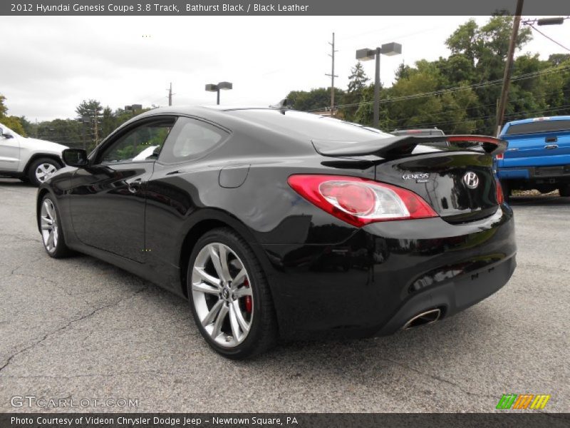 Bathurst Black / Black Leather 2012 Hyundai Genesis Coupe 3.8 Track