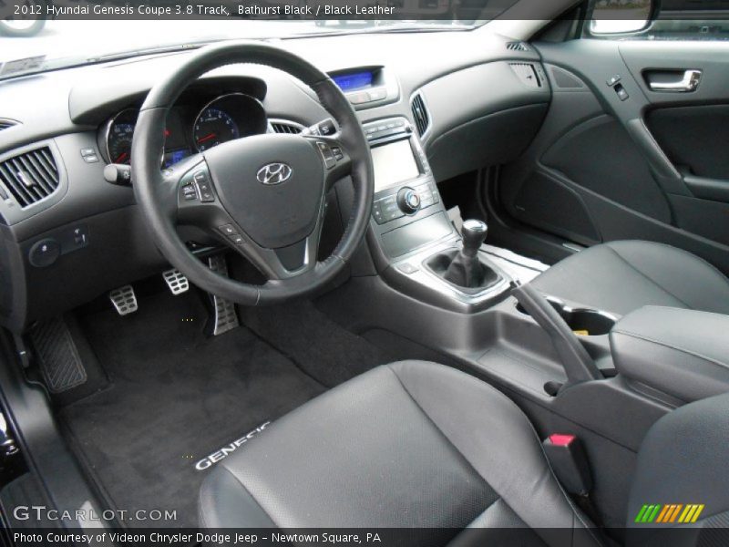 Bathurst Black / Black Leather 2012 Hyundai Genesis Coupe 3.8 Track