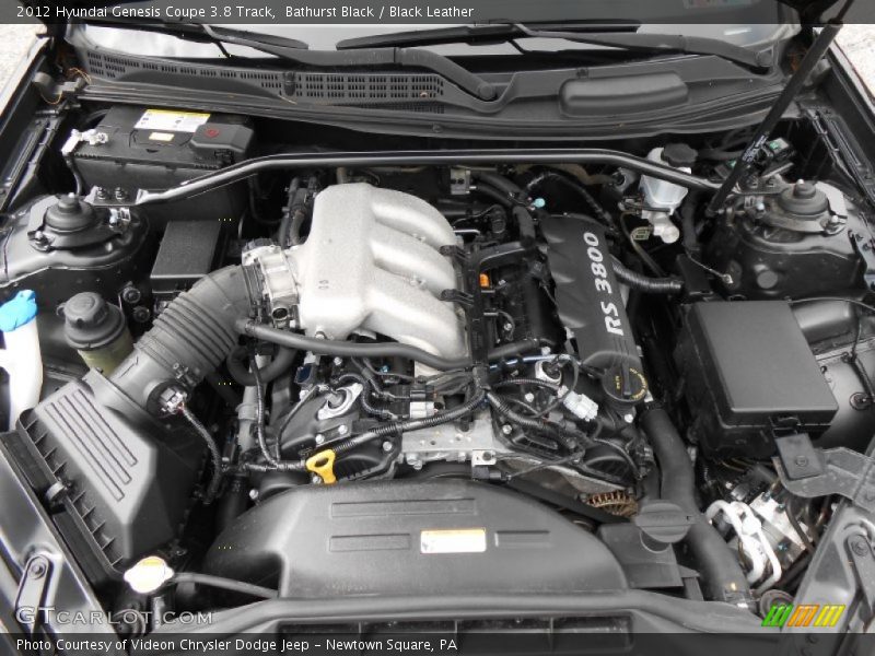 Bathurst Black / Black Leather 2012 Hyundai Genesis Coupe 3.8 Track