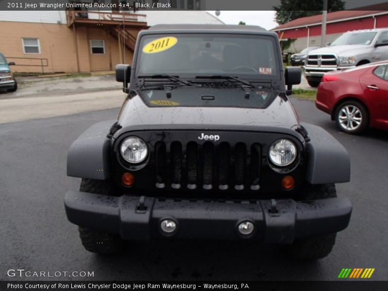 Black / Black 2011 Jeep Wrangler Unlimited Rubicon 4x4