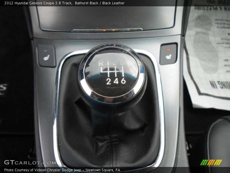 Bathurst Black / Black Leather 2012 Hyundai Genesis Coupe 3.8 Track