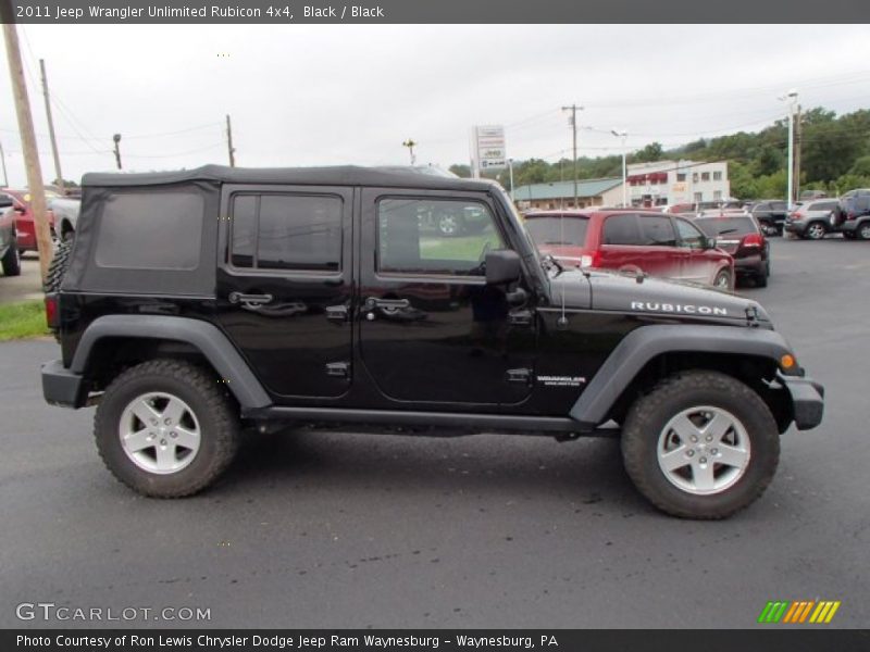 Black / Black 2011 Jeep Wrangler Unlimited Rubicon 4x4