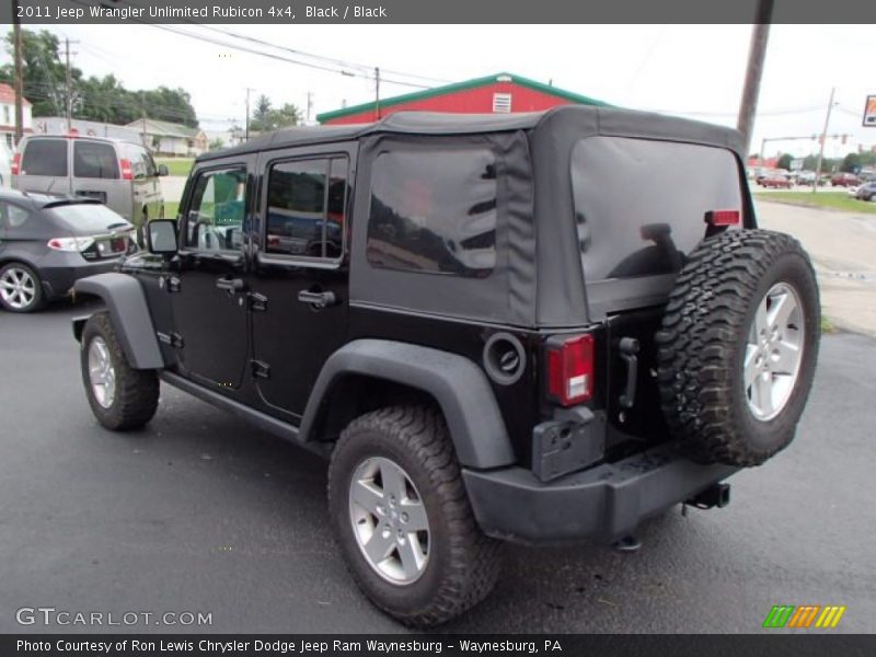 Black / Black 2011 Jeep Wrangler Unlimited Rubicon 4x4