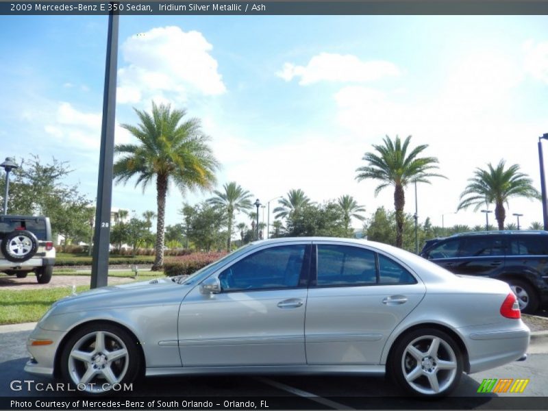Iridium Silver Metallic / Ash 2009 Mercedes-Benz E 350 Sedan
