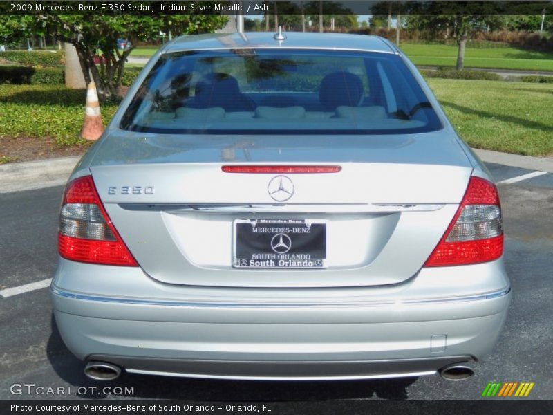 Iridium Silver Metallic / Ash 2009 Mercedes-Benz E 350 Sedan