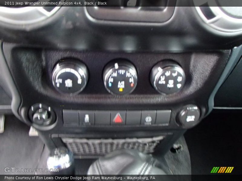 Black / Black 2011 Jeep Wrangler Unlimited Rubicon 4x4