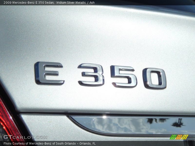 Iridium Silver Metallic / Ash 2009 Mercedes-Benz E 350 Sedan
