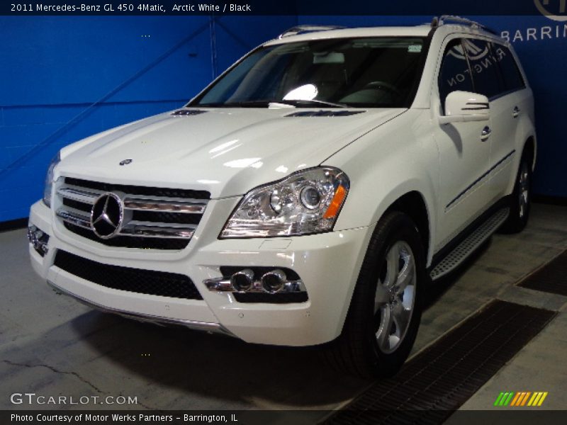 Arctic White / Black 2011 Mercedes-Benz GL 450 4Matic