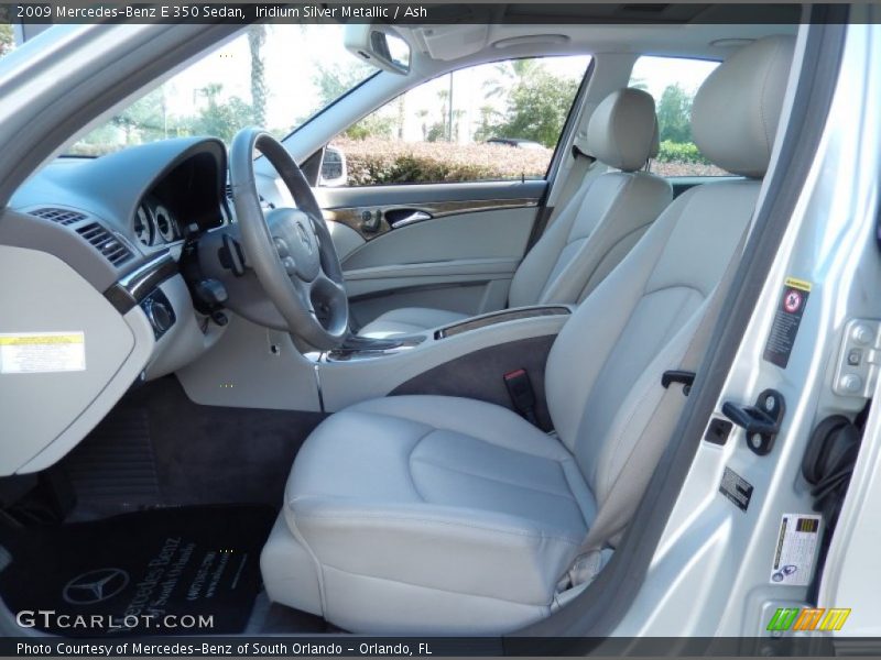Iridium Silver Metallic / Ash 2009 Mercedes-Benz E 350 Sedan