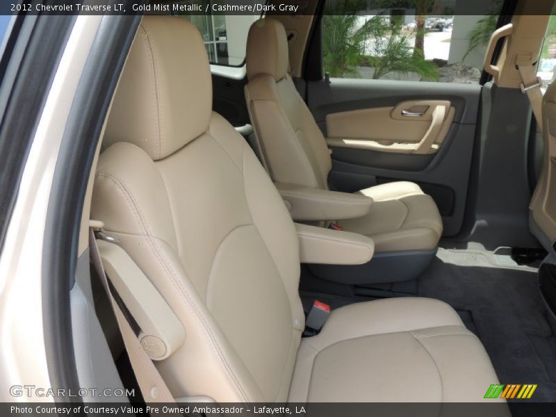 Gold Mist Metallic / Cashmere/Dark Gray 2012 Chevrolet Traverse LT
