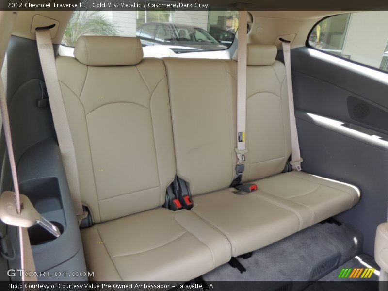 Gold Mist Metallic / Cashmere/Dark Gray 2012 Chevrolet Traverse LT