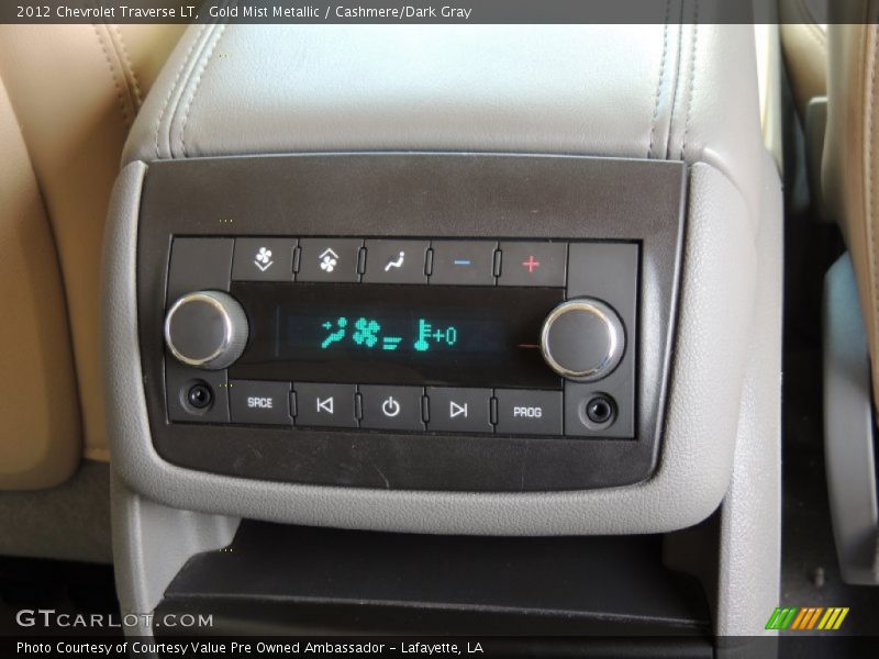 Gold Mist Metallic / Cashmere/Dark Gray 2012 Chevrolet Traverse LT