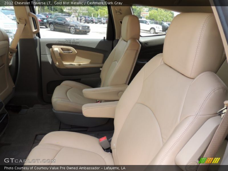 Gold Mist Metallic / Cashmere/Dark Gray 2012 Chevrolet Traverse LT