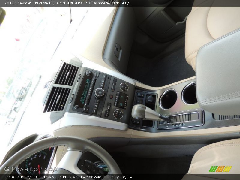 Gold Mist Metallic / Cashmere/Dark Gray 2012 Chevrolet Traverse LT