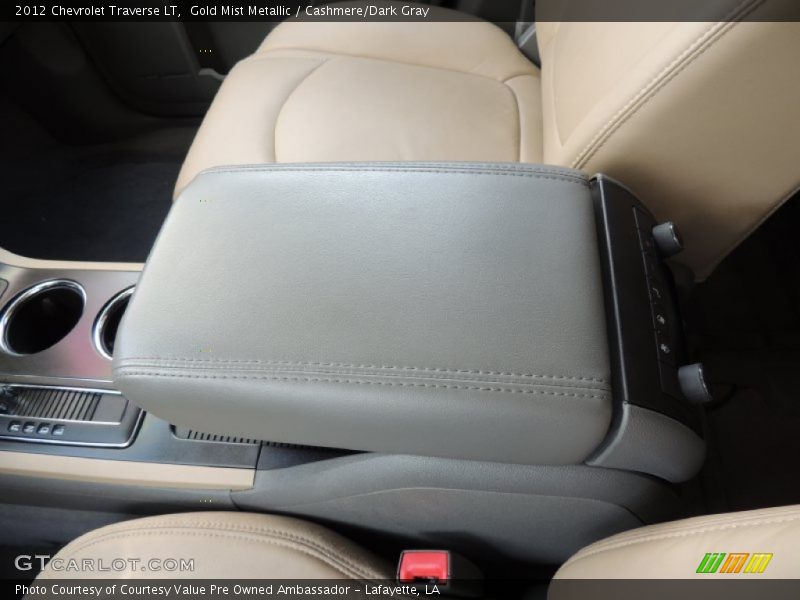 Gold Mist Metallic / Cashmere/Dark Gray 2012 Chevrolet Traverse LT